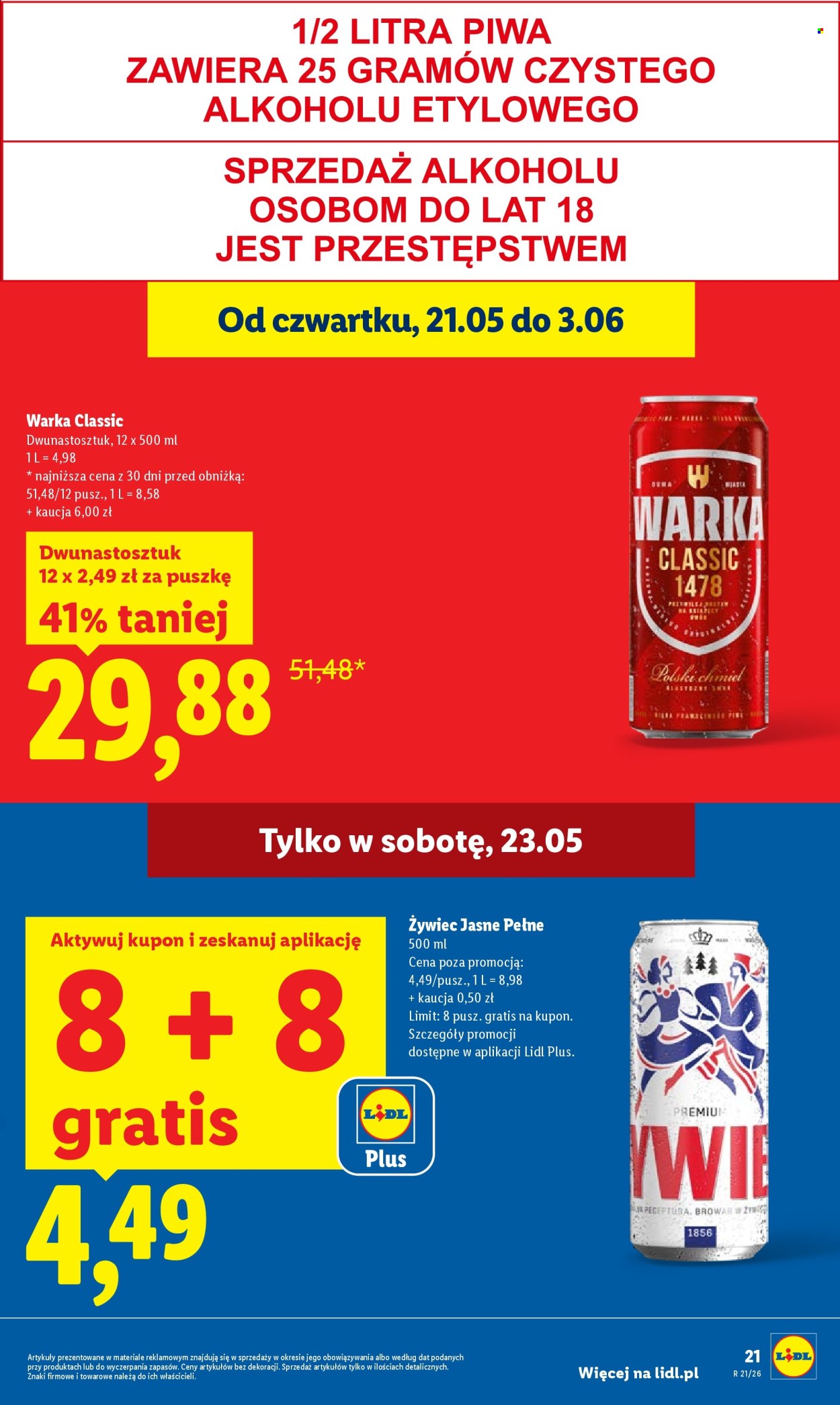 Gazetka Lidl - 21.05.2026 - 23.05.2026. Strona 21