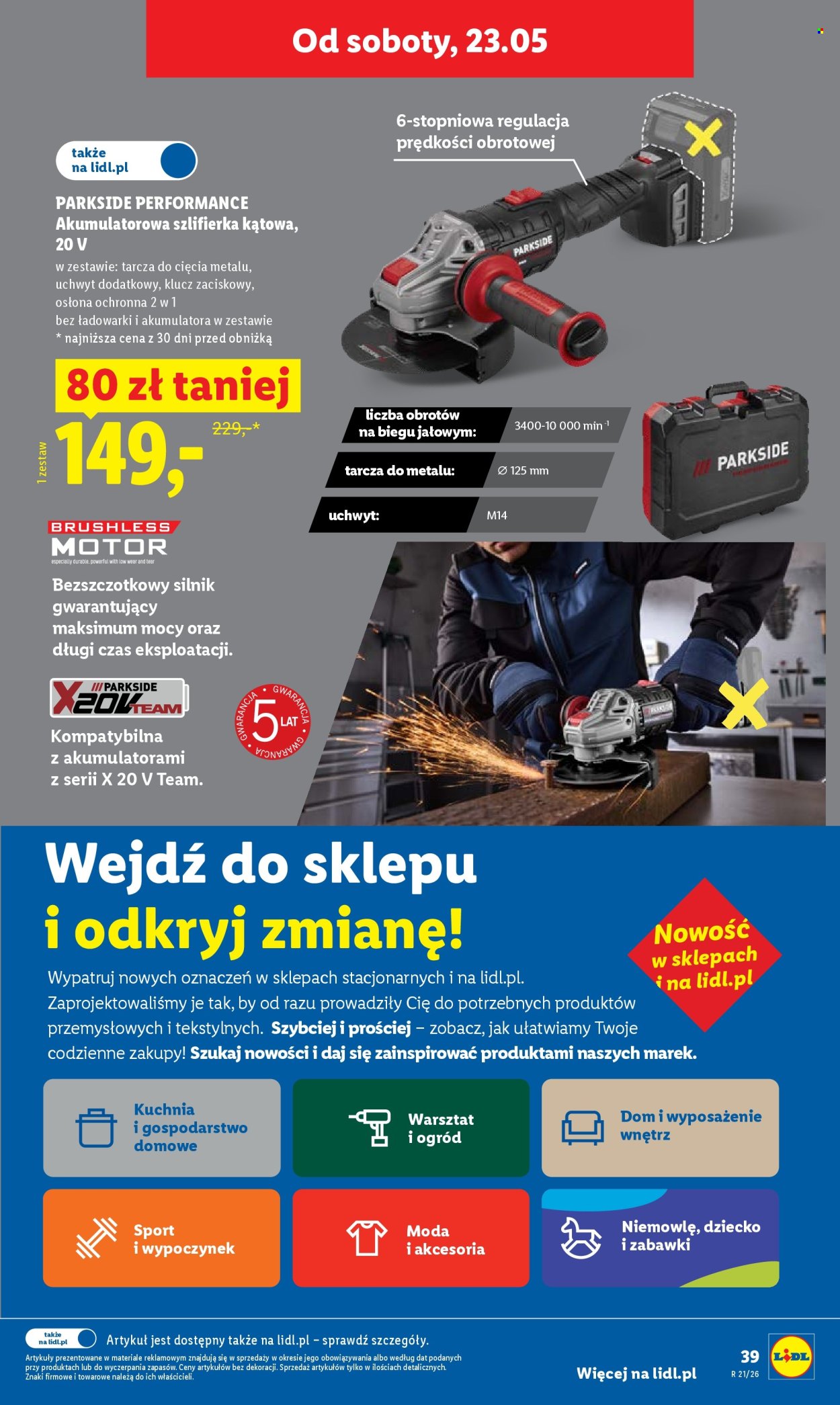 Gazetka Lidl - 21.05.2026 - 23.05.2026. Strona 39