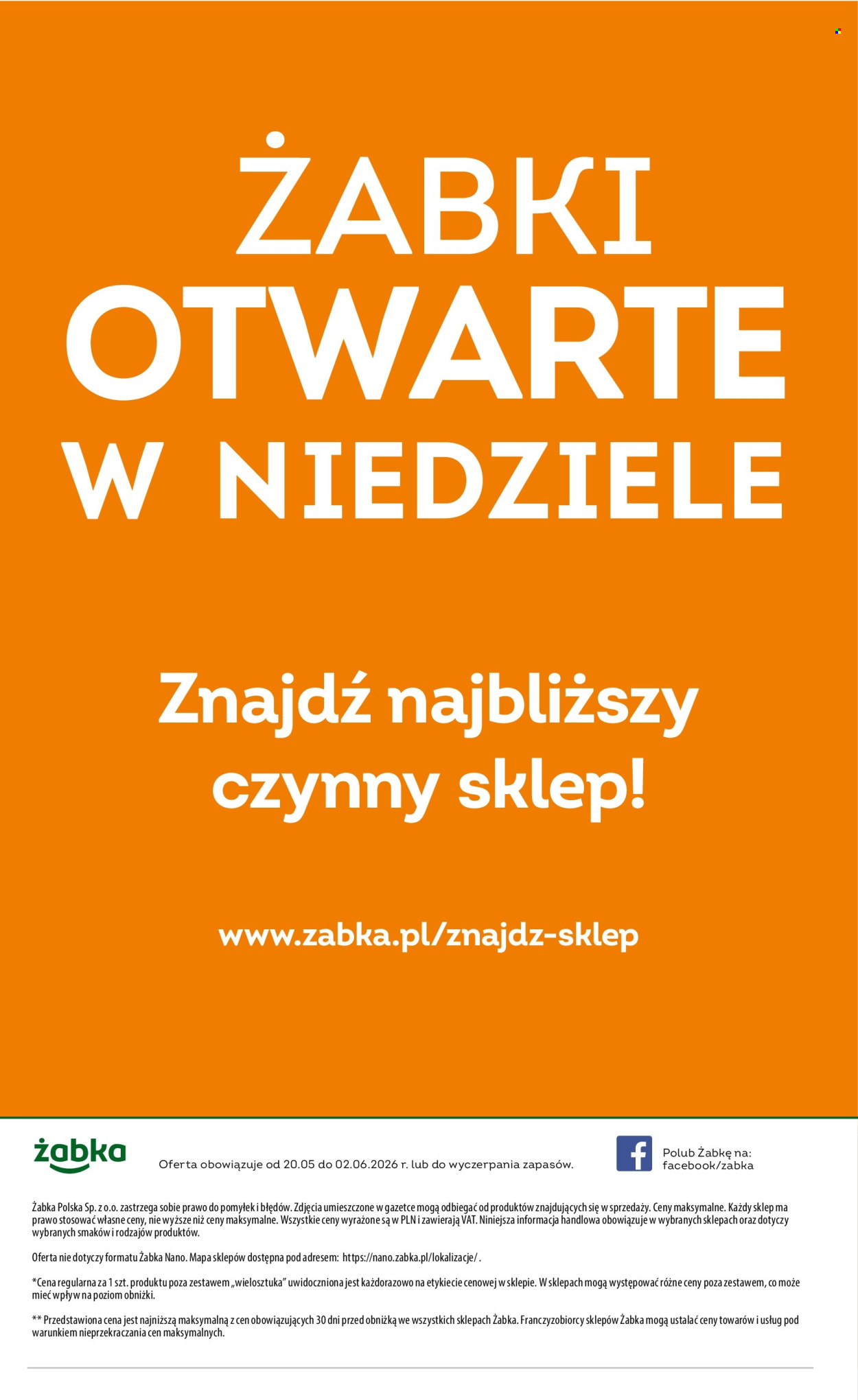 Gazetka Żabka - 20.05.2026 - 2.06.2026. Strona 20