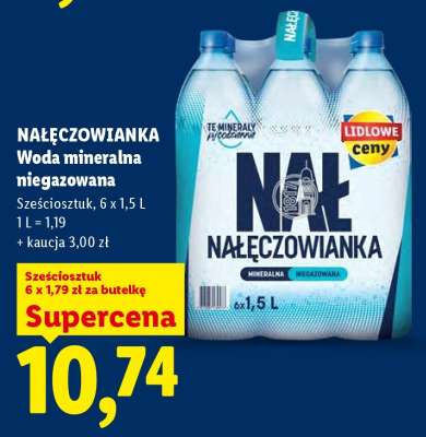 NAŁĘCZOWIANKA Woda mineralna niegazowana**