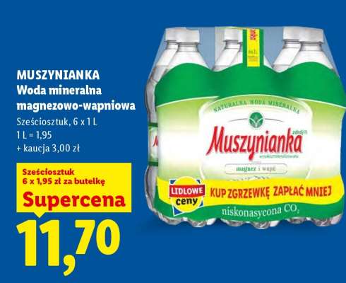 MUSZYNIANKA Woda mineralna