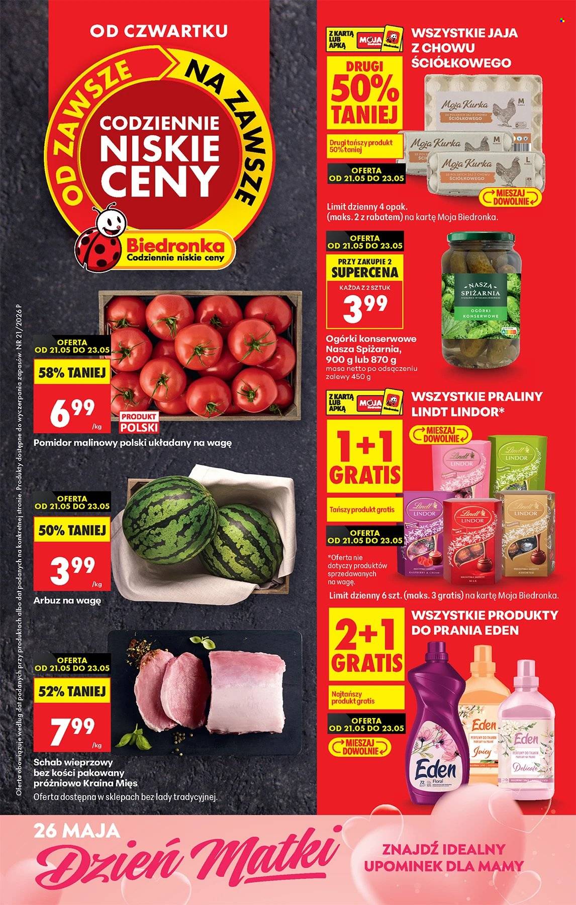 Gazetka Biedronka - 21.05.2026 - 27.05.2026. Strona 1
