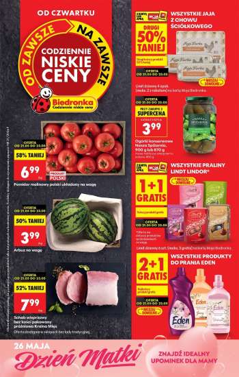 Gazetka Biedronka - 21.05.2026 - 27.05.2026.