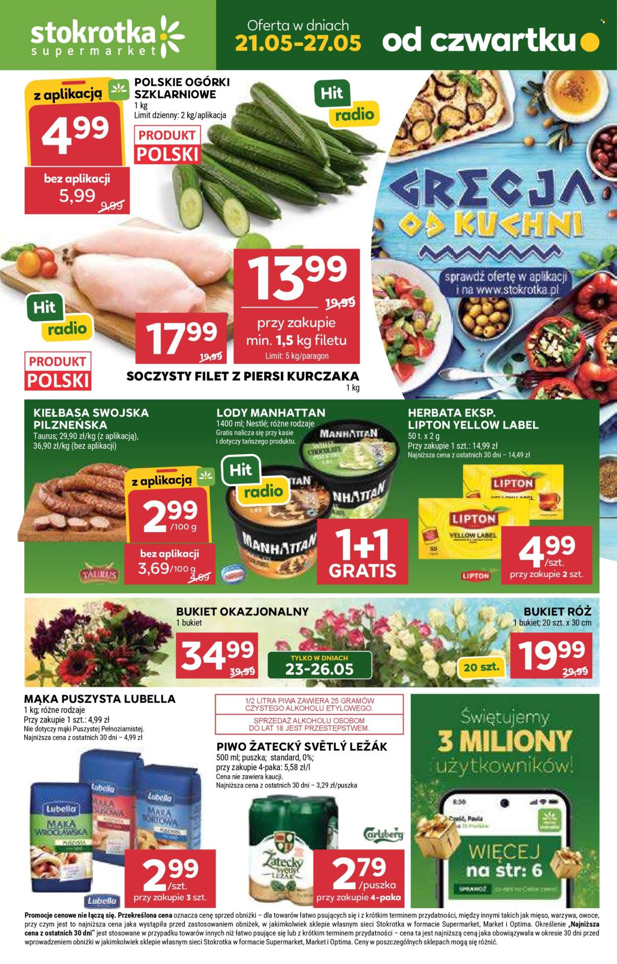 Gazetka Stokrotka Supermarket - 21.05.2026 - 27.05.2026. Strona 1