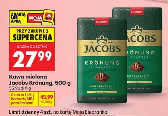 Kawa mielona Jacobs Krönung, 500 g