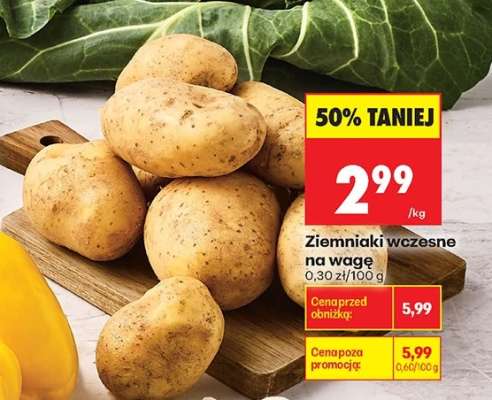 Ziemniaki wczesne na wagę