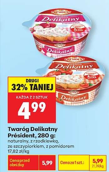 Twaróg Delikatny Président, 280 g