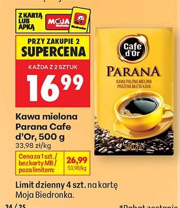 Kawa mielona Parana Cafe d'Or, 500 g