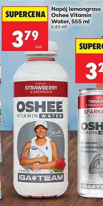 Napój lemongrass Oshee Vitamin Water, 555 ml