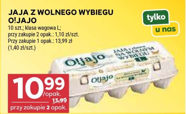 Jaja z wolnego wybiegu O!jajo