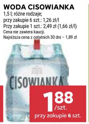 Woda Cisowianka