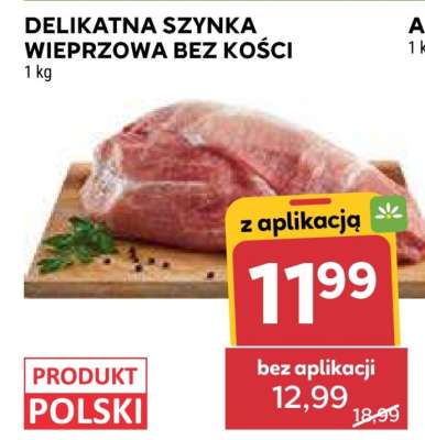 Delikatna szynka wieprzowa bez kości