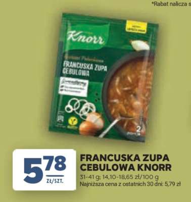 Francuska Zupa Cebulowa Knorr