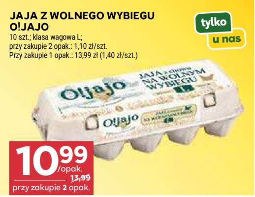 Jaja z wolnego wybiegu O!jajo