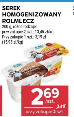 Serek homogenizowany Rolmlecz