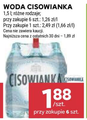 Woda Cisowianka