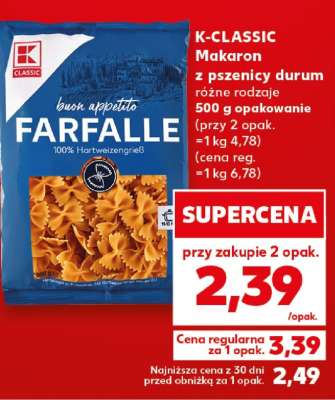 K-CLASSIC Makaron z pszenicy durum