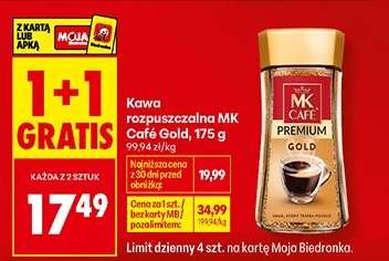 Kawa rozpuszczalna MK Café Gold 175 g