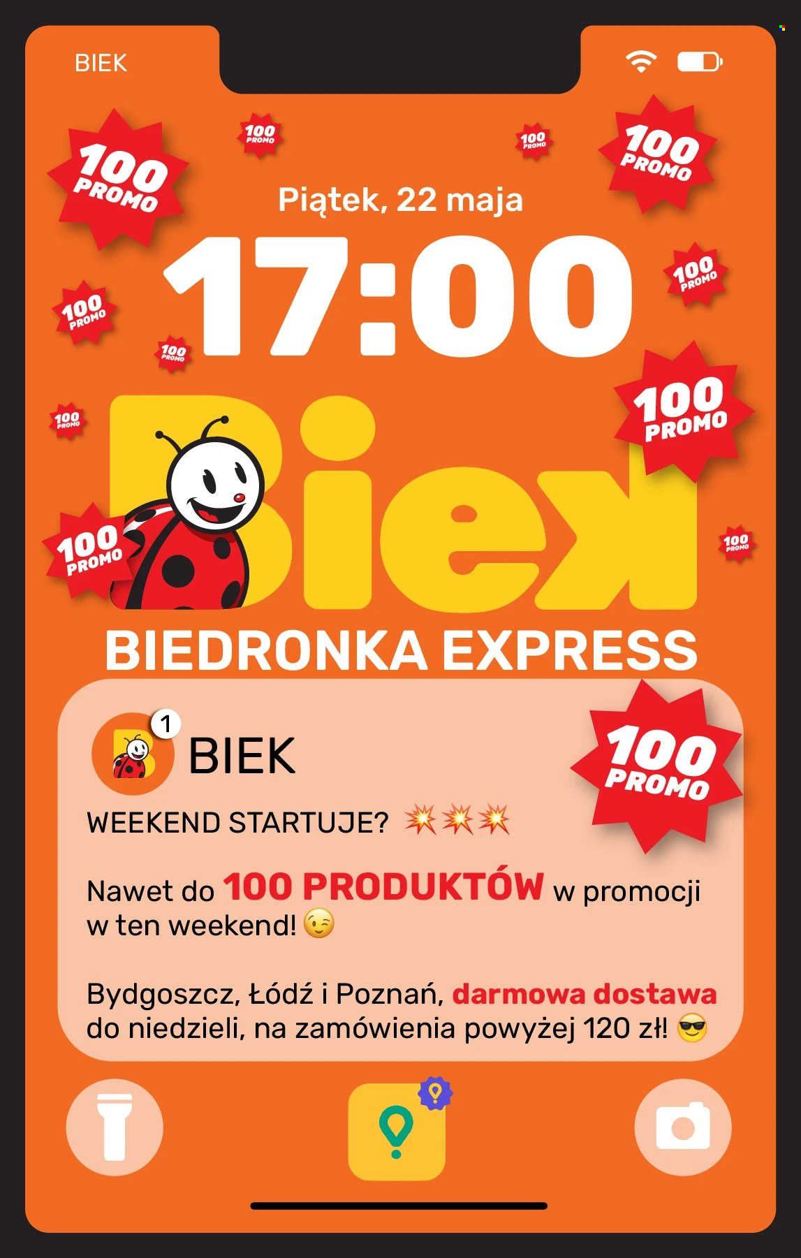 Gazetka Biedronka - 22.05.2026 - 24.05.2026. Strona 1