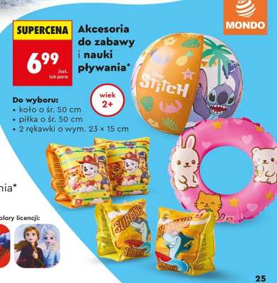 Akcesoria do zabawy i nauki pływania