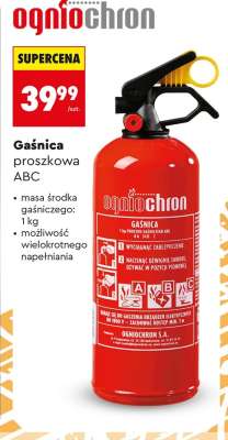 Gaśnica proszkowa ABC