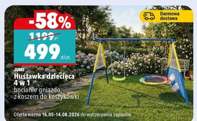 Huśtawka dziecięca 4 w 1