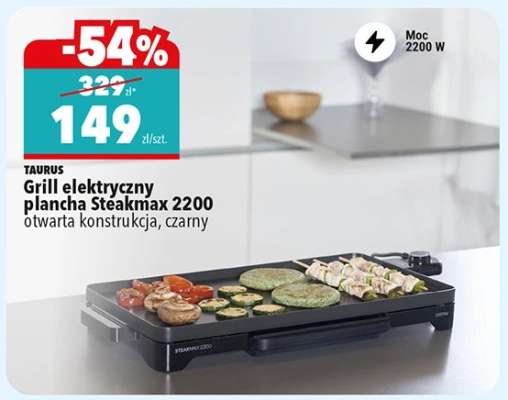 Grill elektryczny plancha Steakmax 2200