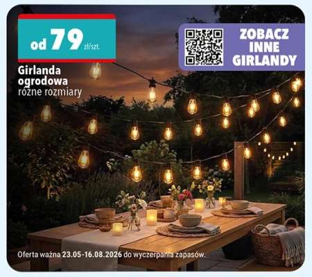Girlanda ogrodowa