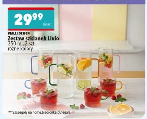 Zestaw szklanek Livio