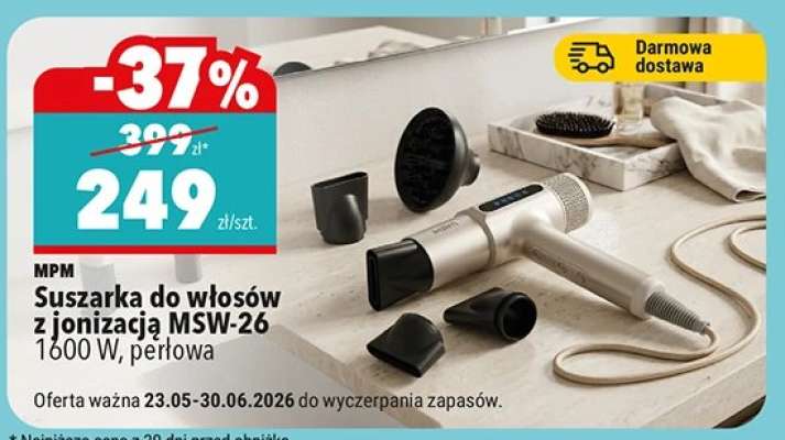 Suszarka do włosów z jonizacją MSW-26
