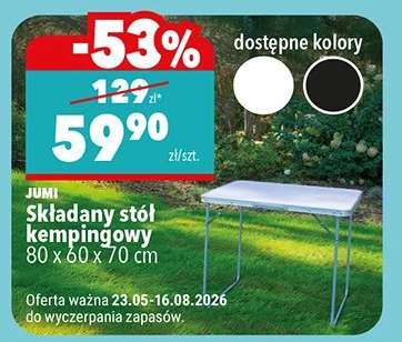 Składany stół kempingowy
