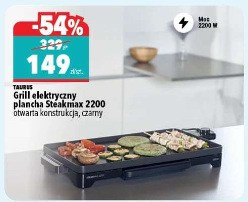 Grill elektryczny plancha Steakmax 2200