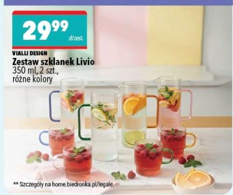 Zestaw szklanek Livio