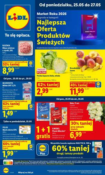 Gazetka Lidl - 25.05.2026 - 27.05.2026.