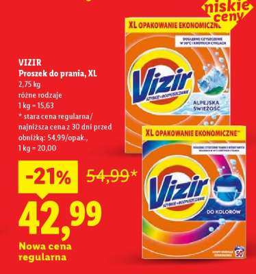 VIZIR Proszek do prania, XL