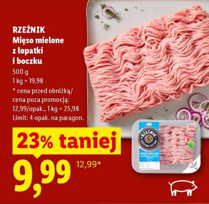 RZEŹNIK Mięso mielone z łopatki i boczku