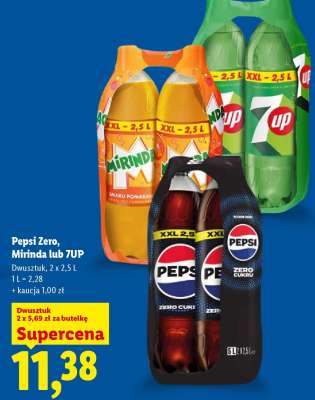 Pepsi Zero, Mirinda lub 7UP