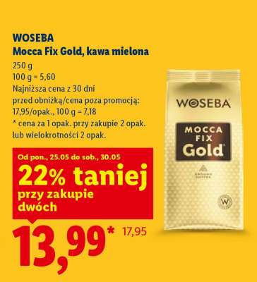 WOSEBA Mocca Fix Gold, kawa mielona