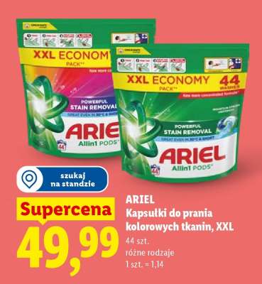 ARIEL Kapsułki do prania kolorowych tkanin, XXL