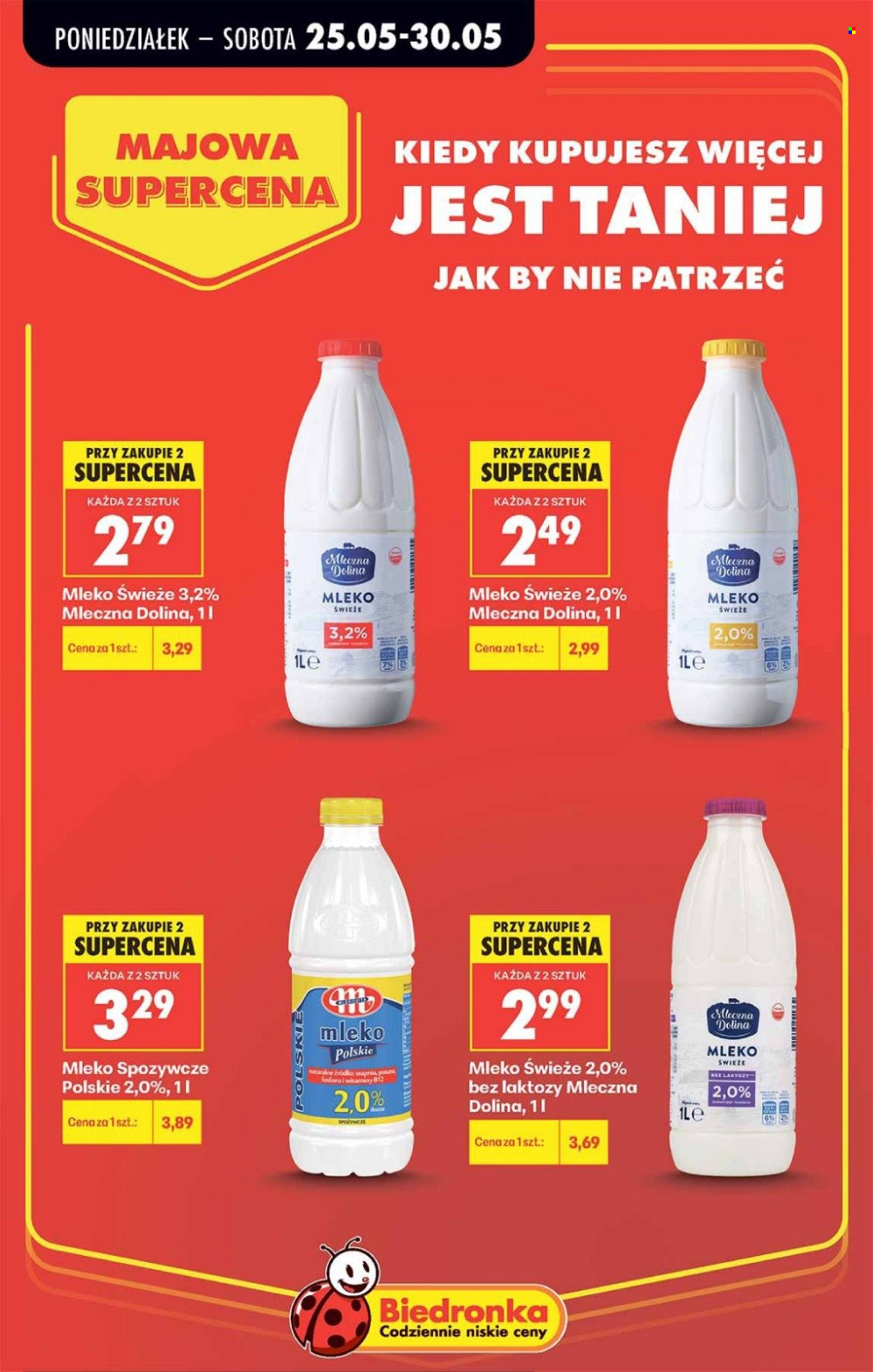 Gazetka Biedronka - 25.05.2026 - 30.05.2026. Strona 1