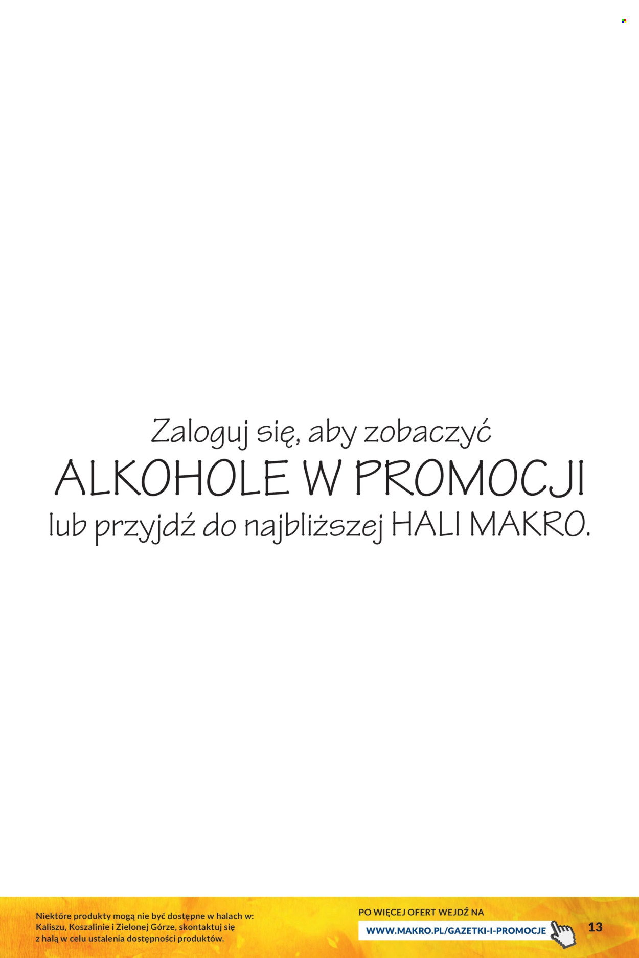 Gazetka Makro - 26.05.2026 - 8.06.2026. Strona 13
