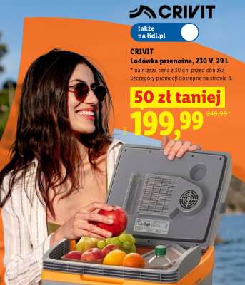 CRIVIT Lodówka przenośna, 230 V, 29 L