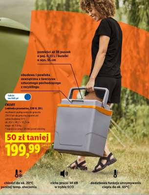 CRIVIT Lodówka przenośna, 230 V, 29 L