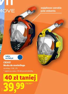 CRIVIT Maska do snorkelingu