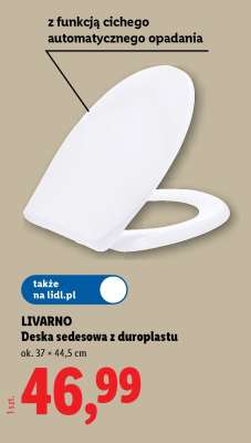 Livarno Deska sedesowa z duroplastu