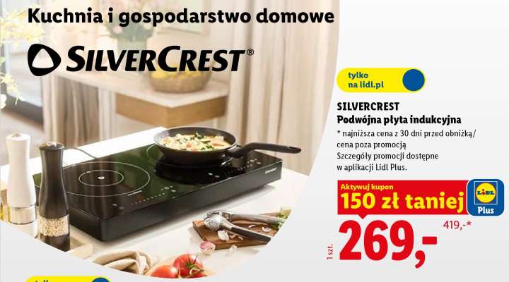 SILVERCREST Podwójna płyta indukcyjna