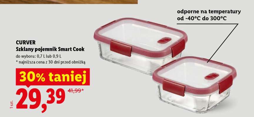 CURVER Szklany pojemnik Smart Cook