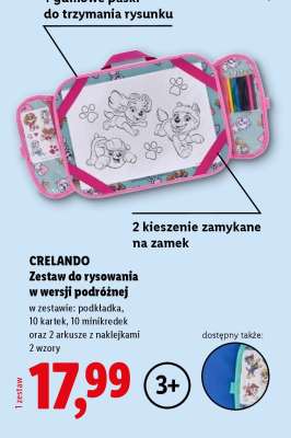 CRELANDO Zestaw do rysowania w wersji podróżnej