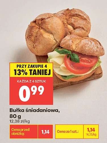 bułka śniadaniowa 80 g