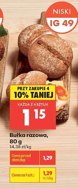 Bułka razowa 80 g